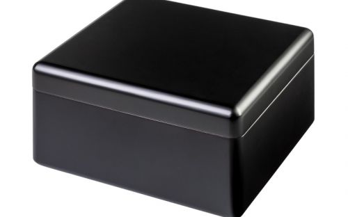 Humidor für 50 Zigarren, Zigarrenhalter aus spanischem Zedernholz, Befeuchter, digitaler Hygrometer - Angelo