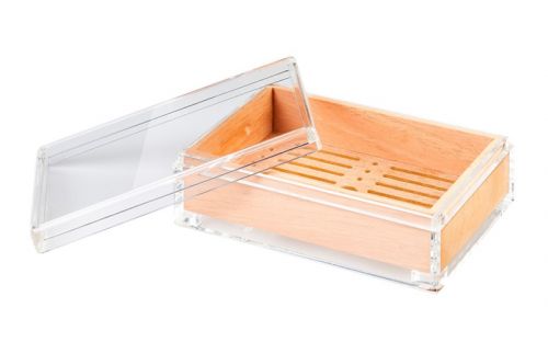 Humidor für 50 Zigarren, Acryl Zigarrenhalter - Angelo