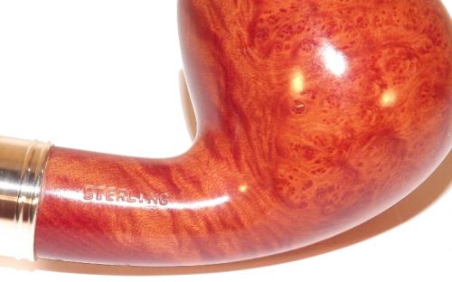 Brebbia Pfeife Sterling Ambra 834