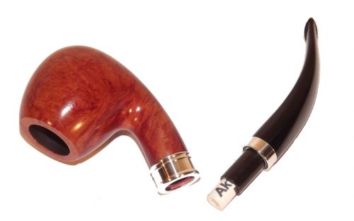 Brebbia Pfeife Sterling Ambra 834