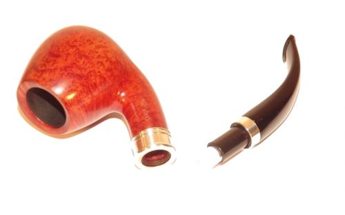 Brebbia Pfeife Sterling Ambra 835