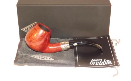 Brebbia Pfeife Sterling Ambra 835