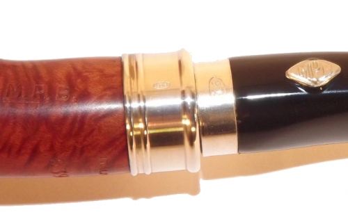 Brebbia Pfeife Sterling Ambra 839