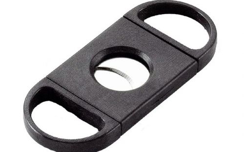 Zigarrenabschneider Doppelklingen - Schwarz (20mm)