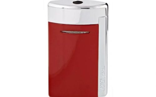 Zigarrenfeuerzeug - S.T. Dupont Mini - rot glänzend/chrom