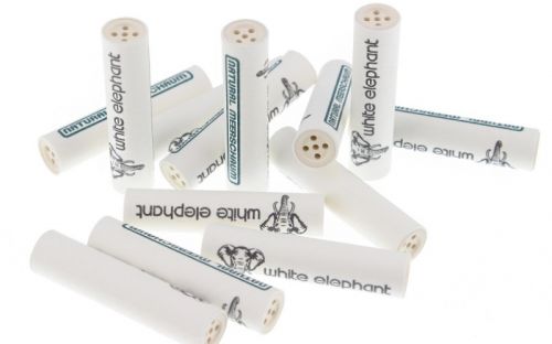 White Elephant Superflow Natur-Meerschaum-PfeifenFilter 9mm - 150St.