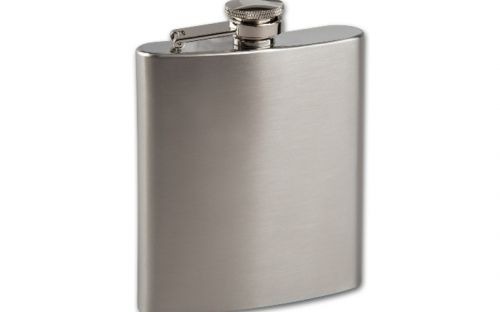Taschenflasche - chrom (240ml)