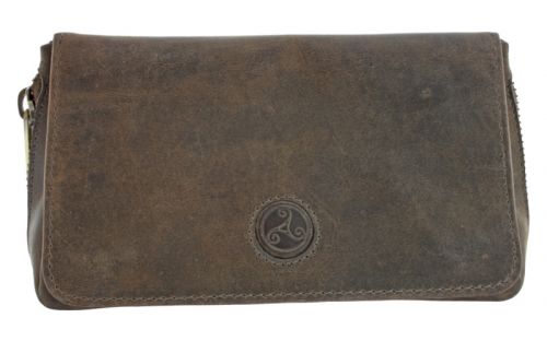 Pfeifentasche Rattray's Peat CP2 aus Rindleder für 2 Pfeifen