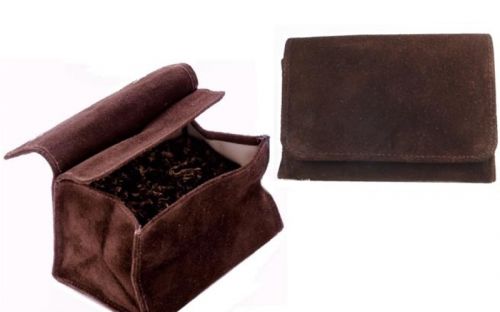 Pfeifentabak Beutel - Wildleder (11x8cm)