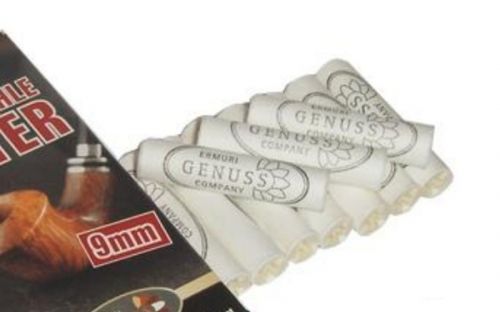 Ermuri Pfeifenfilter Aktiv Kohlefilter 9mm - 200Stk.