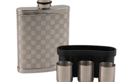 Taschenflasche mit 3 Becher (200ml)