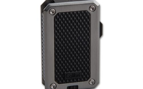 Zigarrenfeuerzeug Colibri Rally Chrome/Schwarz