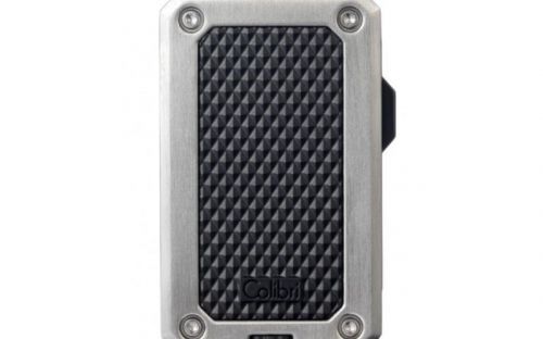 Zigarrenfeuerzeug Colibri Rally Chrome/Schwarz