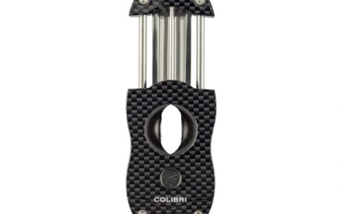 Zigarrenabschneider Colibri V-Cut - carbon schwarz