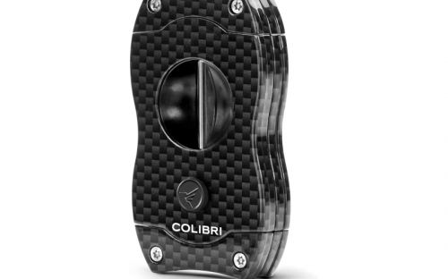 Zigarrenabschneider Colibri V-Cut - carbon schwarz