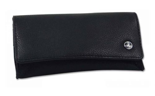 Pfeifentabak Beutel Rattray's - schwarz, Leder (15x7cm)