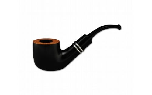 Capitello Pfeife Black Bent 1.