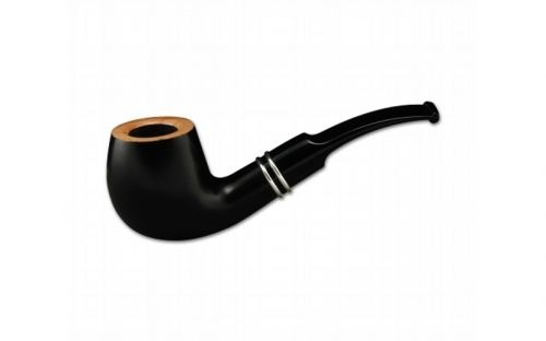 Capitello Pfeife Black Bent 2.