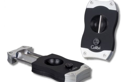Zigarrenabschneider Colibri V-Cut - Chrom/Schwarz