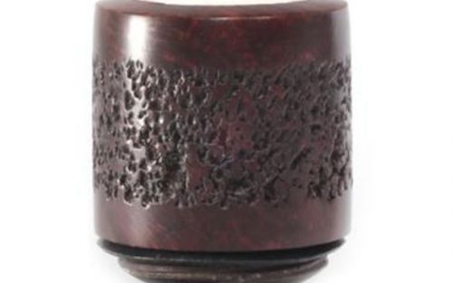 Falcon Pfeifenkopf Standard Dublin Rustic mit Meerschaum-Einsatz