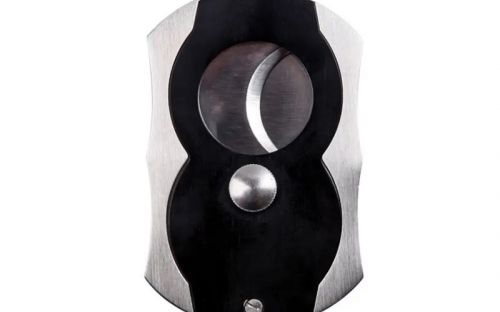 Zigarrenabschneider- Schwarz/Silber (22 mm)