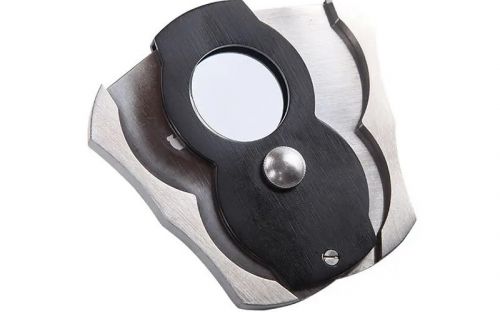 Zigarrenabschneider- Schwarz/Silber (22 mm)