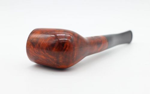 Lorenzo Pfeife Spitfire Meershaum 430 Brown Polish Billiard