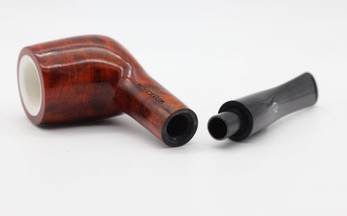 Lorenzo Pfeife Spitfire Meershaum 430 Brown Polish Billiard