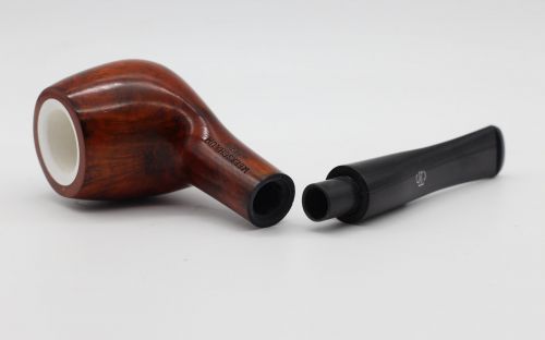 Lorenzo Pfeife Spitfire Meershaum 141 Brown Polish Apple