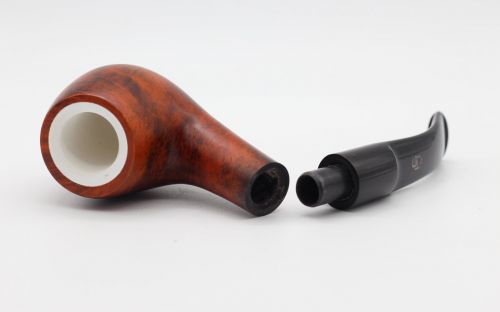 Lorenzo Pfeife Spitfire Meershaum 311 Brown Matt Bent
