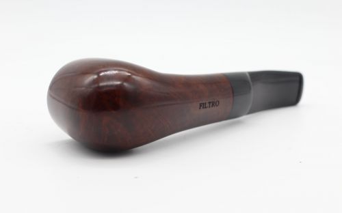 Lorenzo Pfeife Filtro 155 Walnut Polish bent