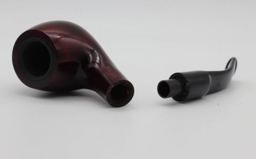Lorenzo Pfeife Filtro 312 Red Polish Bent Apple