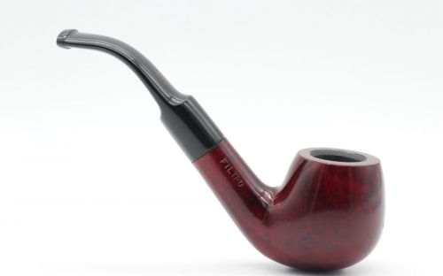 Lorenzo Pfeife Filtro 170 Red Polish Bent Apple
