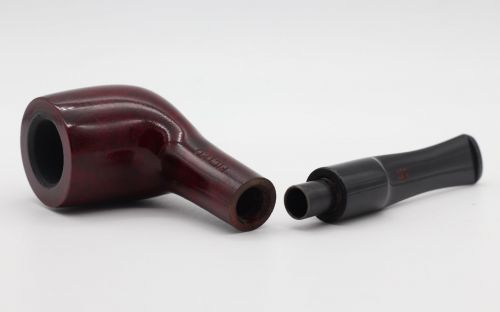 Lorenzo Pfeife Filtro 420 Red Polish Billiard
