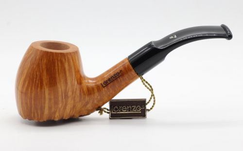 Lorenzo Pfeife Hand Cut 956 Natural Bent