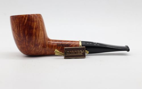 Lorenzo Pfeife Hand Cut 757 Natural Woodstock