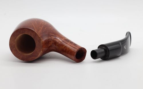 Lorenzo Pfeife Hand Cut 819 Natural Bent