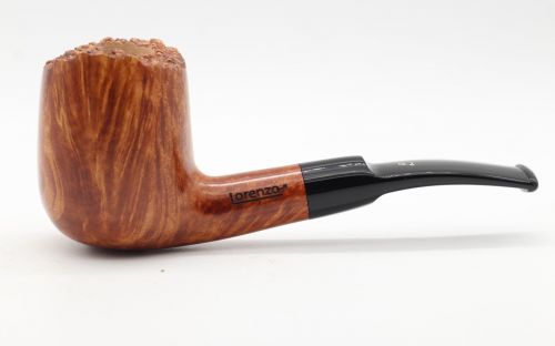 Lorenzo Pfeife Hand Cut 809 Natural Bent