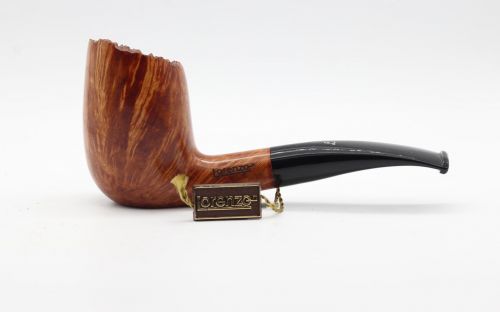 Lorenzo Pfeife Hand Cut 804 Natural Bent
