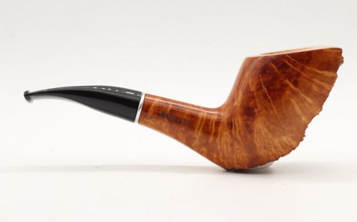 Lorenzo Pfeife Hand Cut 759 Natural Bent Woodstock