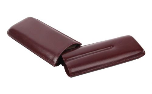 Zigarrenetui 2er Robusto aus Leder - 18x8x3cm