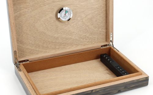 Humidor - spanischer Zeder, für 30 Zigarren - Bamboo, Achenty!