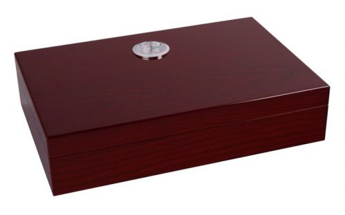 Humidor - cherry, spanischer Zeder, für 15 Zigarren, zur Reise (26x17x6cm)