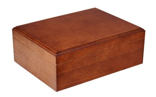 Humidor für 40 Zigarren, spanischer Zeder, Befeuchter, Hygrometer - Antiq, Achenty!