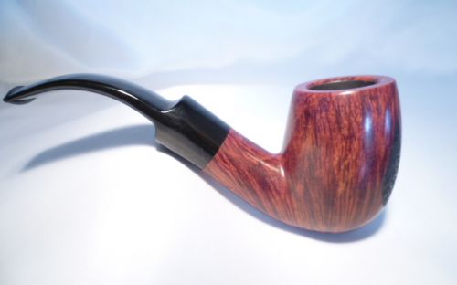 Bjarne Pfeife Red Black Rustic Bent 