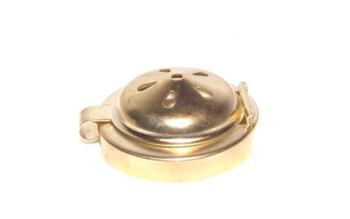 Pfeifendeckel - golden, löcherig