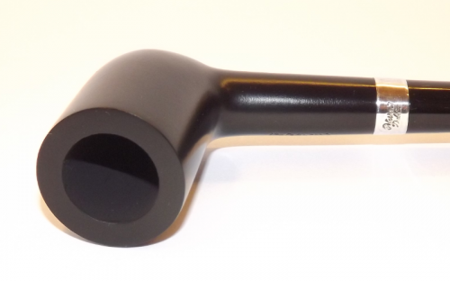 Peterson Churchwarden Dublin Ebony mit Silberring