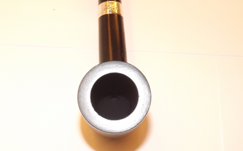 Peterson Churchwarden Dublin Ebony mit Silberring