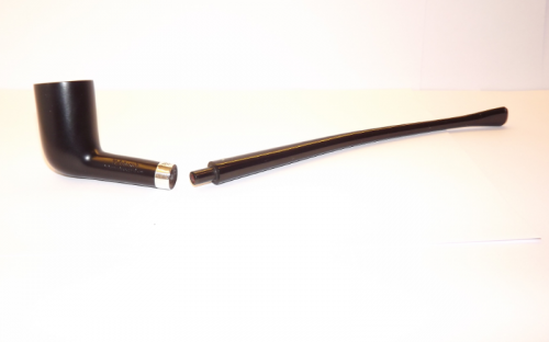 Peterson Churchwarden Dublin Ebony mit Silberring