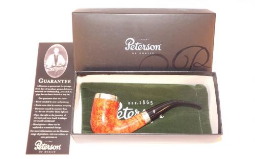 Peterson Pfeife Silver Cap XL20 Natural F-lip